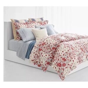 Lauren Ralph Bedding Full/Queen 3Pc Kelsey Comforter Set Paisley Floral Boho New